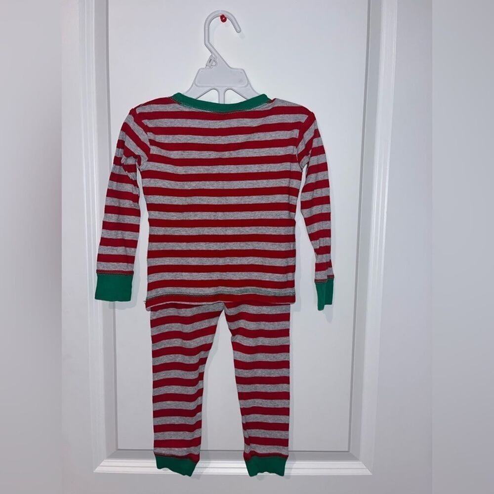 Toddler striped Christmas pajamas - Picture 2 of 2
